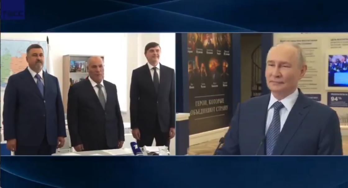Владимир Путин открыл новую школу в Хасавюртовском районе Дагестана