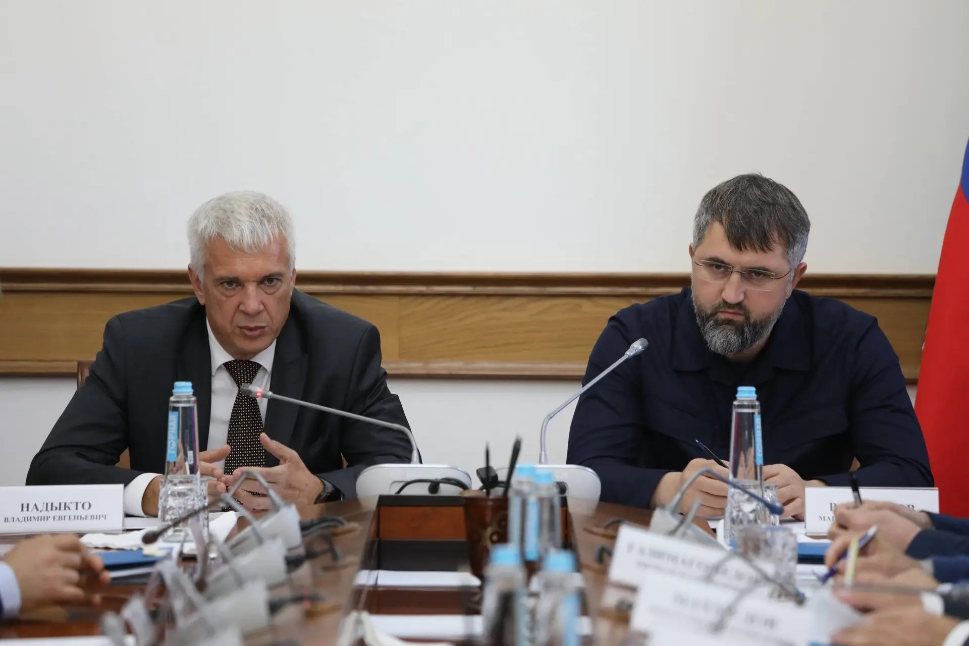 Рамазанов и Надыкто обсудили реализацию нацпроектов в Дагестане