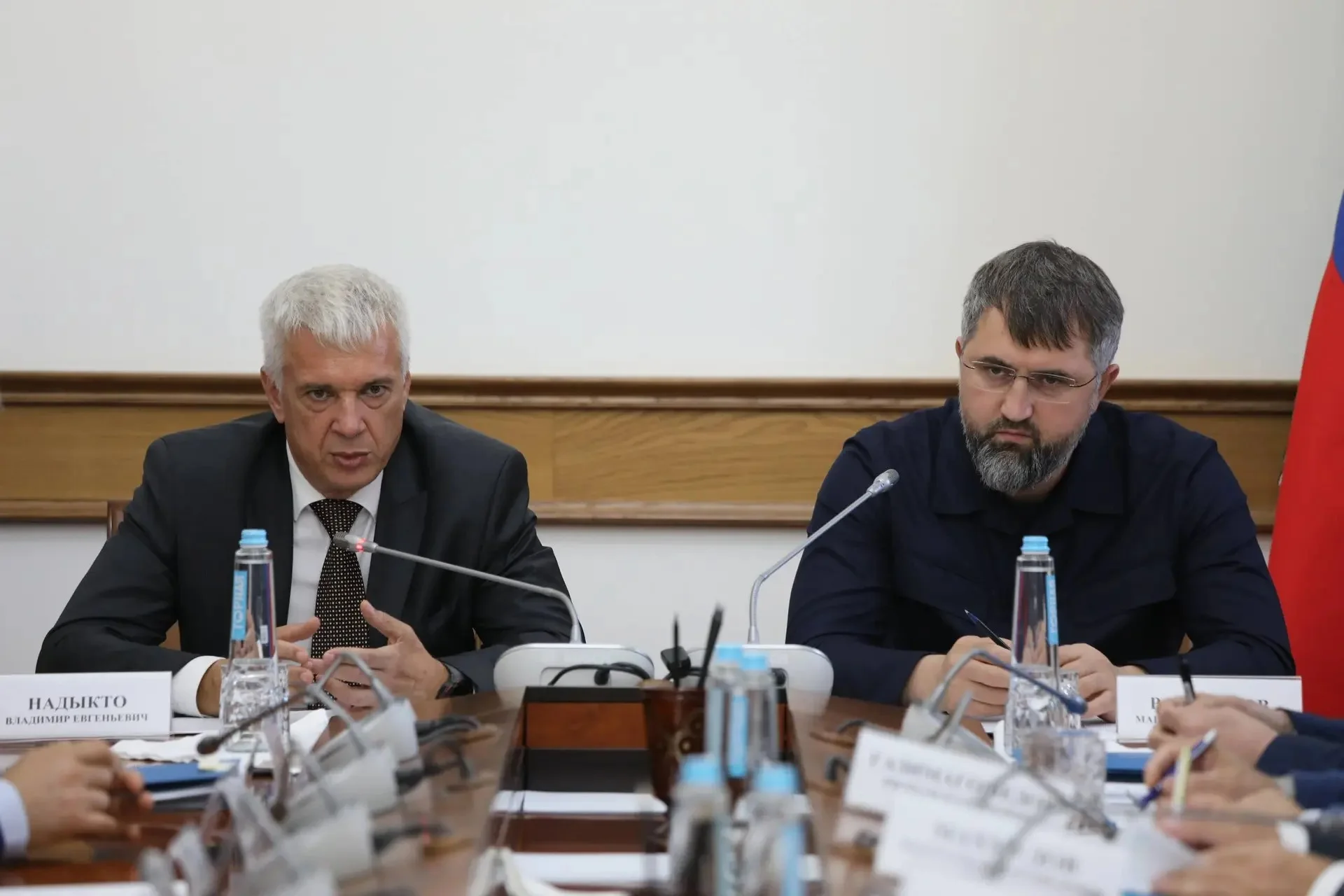 Рамазанов и Надыкто обсудили реализацию нацпроектов в Дагестане