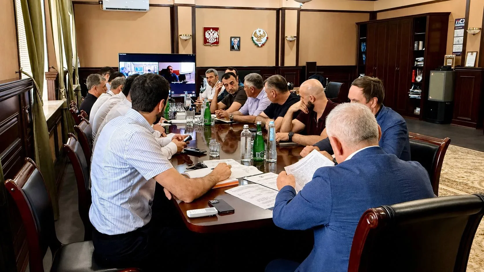 В аэропорту Махачкалы завершается строительство новой взлётно-посадочной полосы