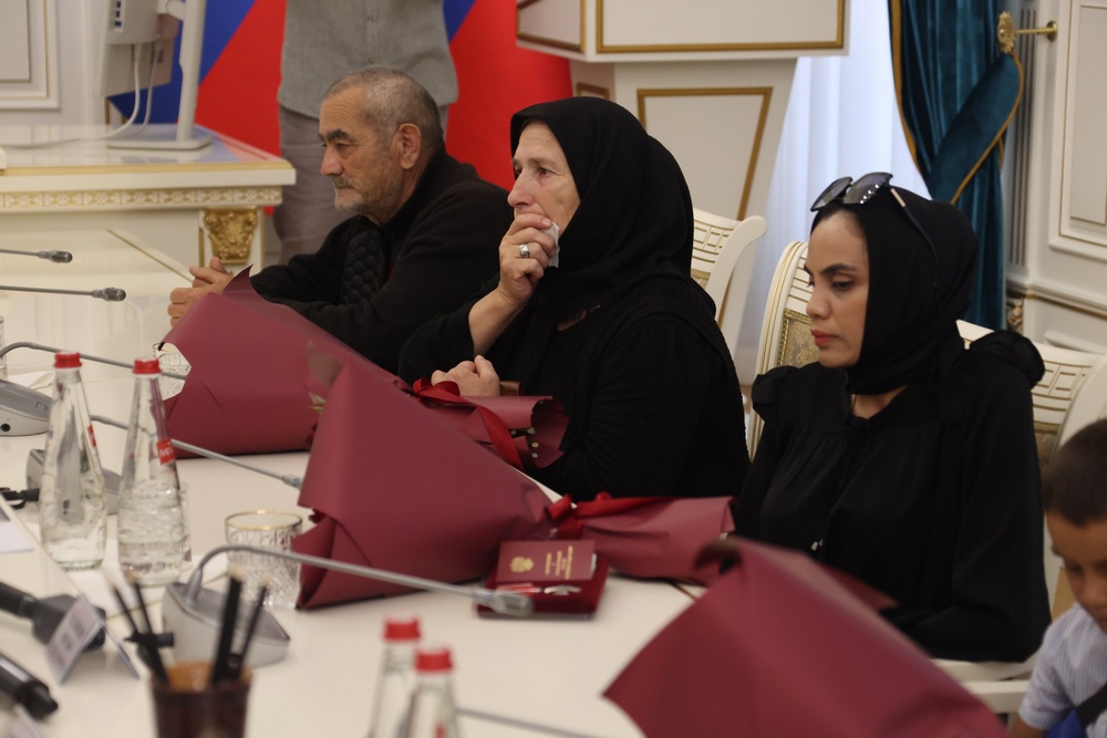 вручение ордена Мужества семье погибшего в СВО