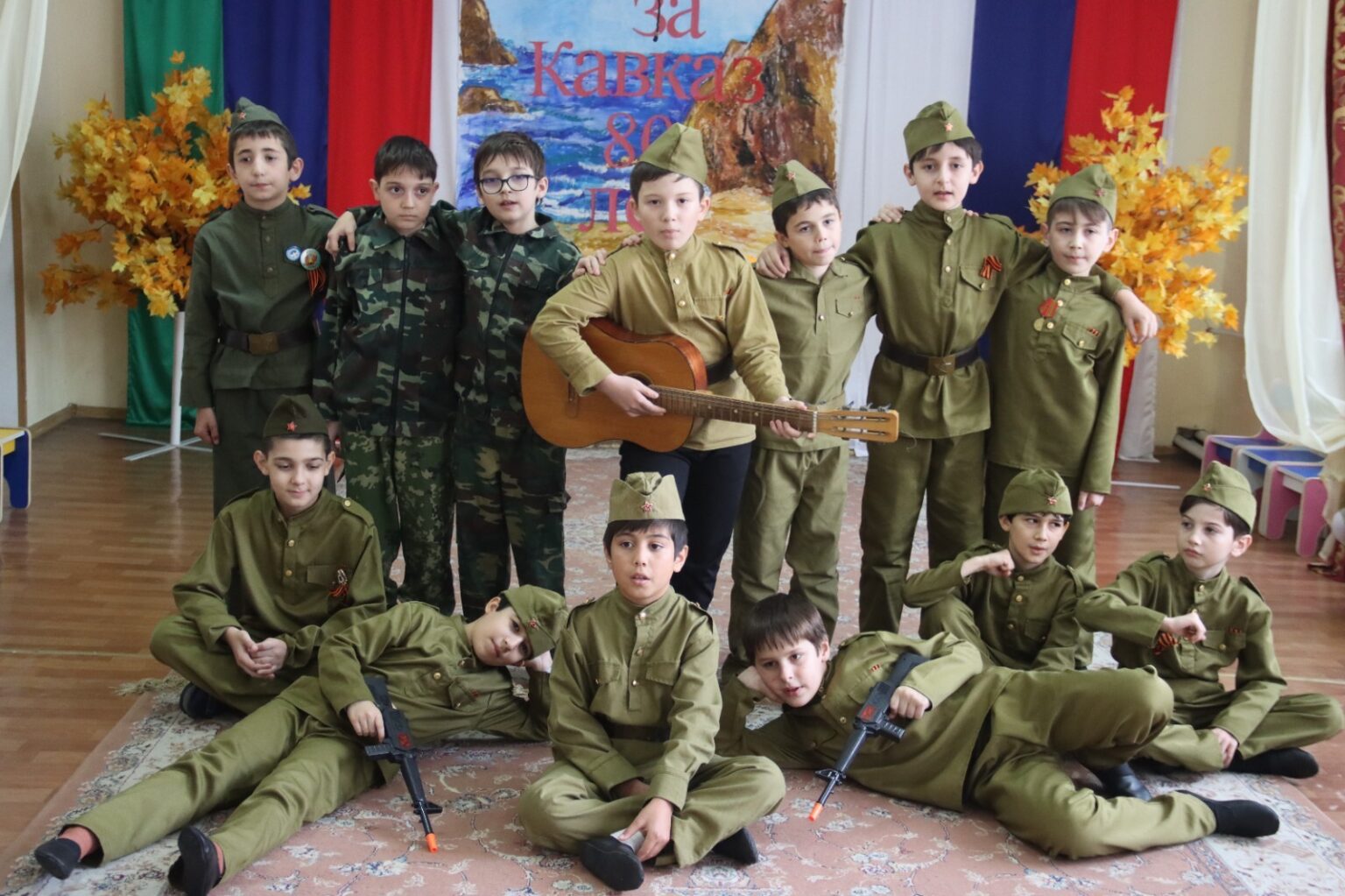 В махачкалинской школе прошло мероприятие, посвященное битве за Кавказ