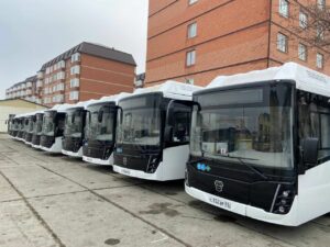 В Махачкалу доставили 18 новых автобусов "ЛиАЗ"