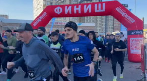 В Дагестане прошел массовый зимний забег на 12 км