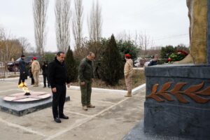 В Каякентском районе открыли памятник участникам СВО