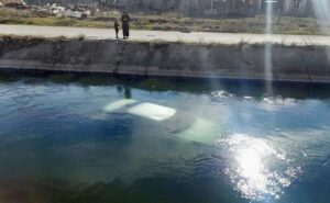 В Махачкале по факту падания машины в канал возбуждено уголовное дело