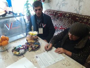 Мать Героя России Эседуллы Абачева проголосовала на выборах