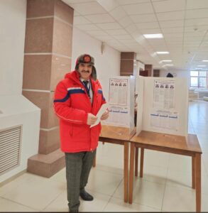 Семья Ульчибековых проголосовала на выборах Президента России