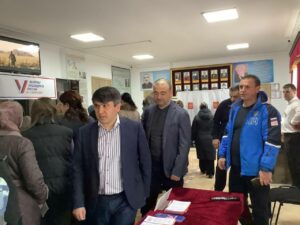 Ханлар Пашабеков проинспектировал ход голосования в Табасаранском районе