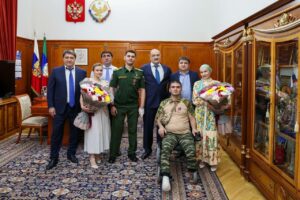 Глава Дагестана  встретился с  ветеранами СВО