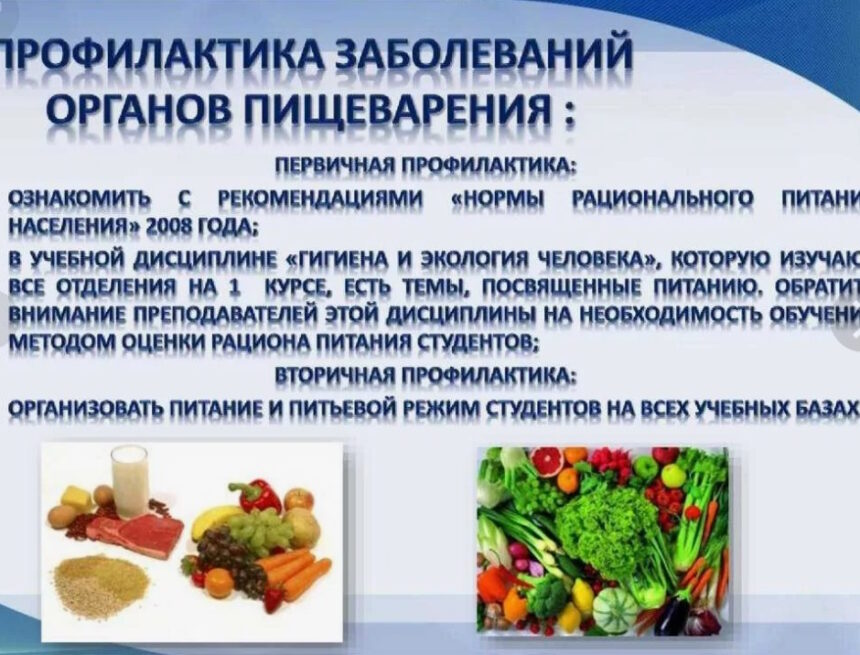 Как предупредить заболевания органов пищеварения