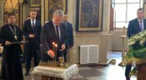 Юрий Чайка посетил Свято-Успенский кафедральный собор в Махачкале.
