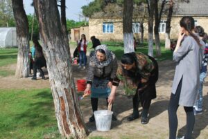 Ногайское лесничество провело субботник в поддержку "Марафона зелёных дел"