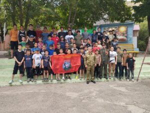 Ветераны Афганской войны встретились с детьми в лагере "Космос"