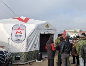 В Карабудахкенте открылся мобильный пункт по отбору на военную службу