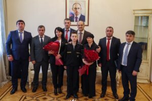 Глава Дагестана встретился с сыном Героя России