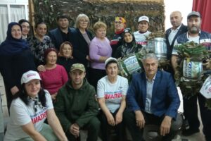 Дагестанские волонтеры увеличивают производство маскировочных сетей для фронта