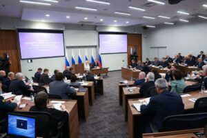 Заур Аскендеров участвует в заседании Президиума Совета законодателей