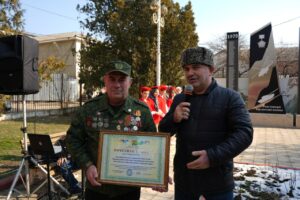 В Хасавюрте прошло памятное мероприятие в честь воинов-афганцев