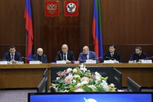 Абдулмуслим Абдулмуслимов принимает участие в коллегии Минспорта Дагестана