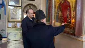 Сергей Меликов посетил Свято-Успенский кафедральный собор в Махачкале