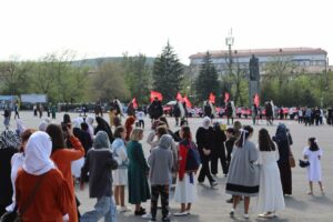 Буйнакск поддержал акцию "Знамя Победы"