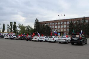 Буйнакск встречает участников Республиканского автопробега «Россия – наш дом!»