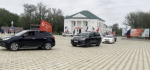 В Тарумовском районе прошел патриотический автопробег к 80-летию Победы