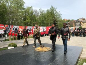 В Дагестане почтили память погибших в Великой Отечественной войне в рамках мотомарша «Дороги Победы»