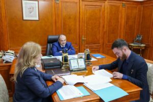 Сергей Меликов встретился с участником программы "Время Героев" Темирланом Абуталимовым