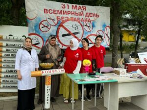 Дагестанские медики приняли участие в антитабачной акции