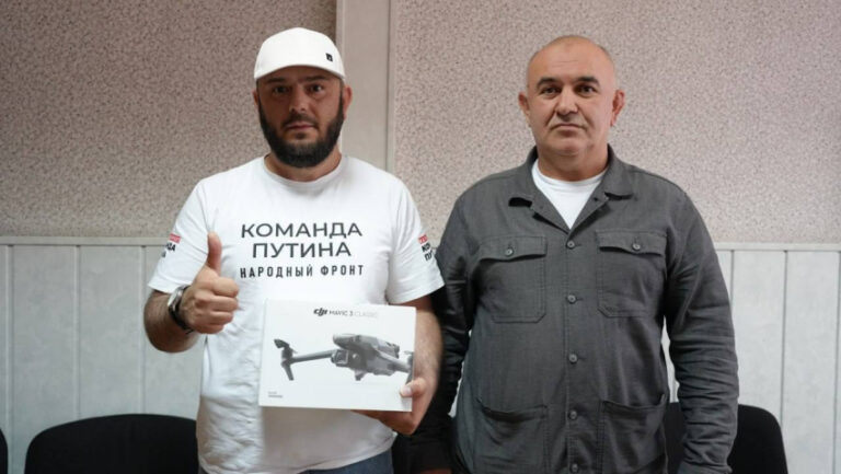 Хасавюрт отправил квадрокоптер бойцам СВО
