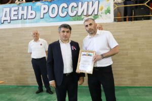 В Табасаранском районе чествовали кавалера трех орденов Мужества Бахтияра Алимурадова
