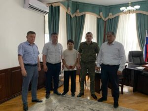 В Ногайском районе орден Мужества отца вручили сыну героя