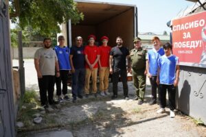 Журналист газеты "Ёлдаш" отправился с гуманитарным грузом в зону СВО