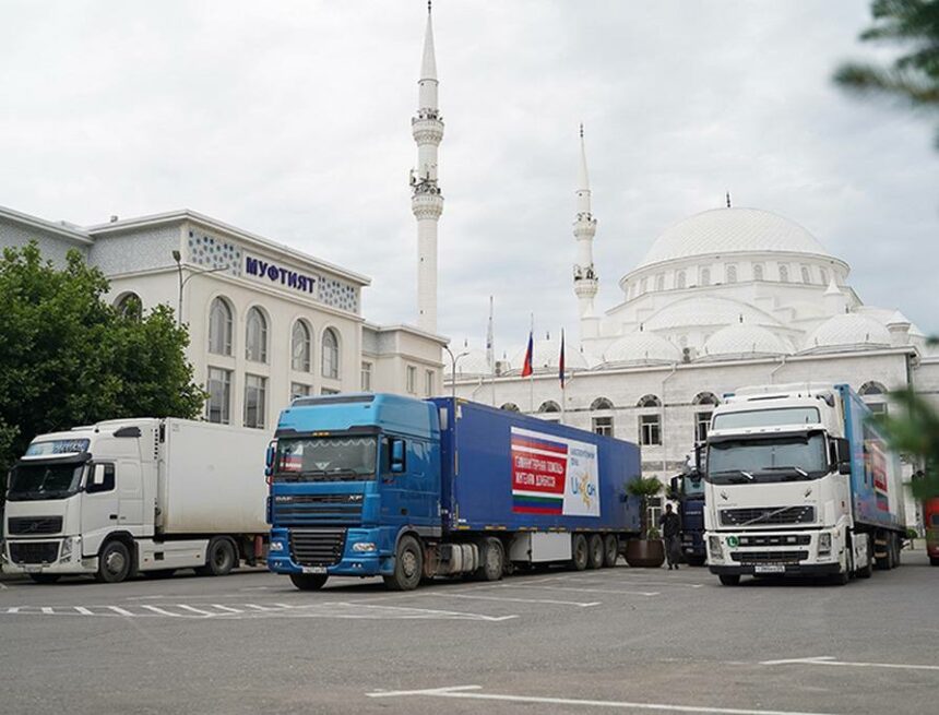 Минтранс Дагестана за три месяца отправил более 150 тонн гуманитарного груза в ДНР и ЛНР