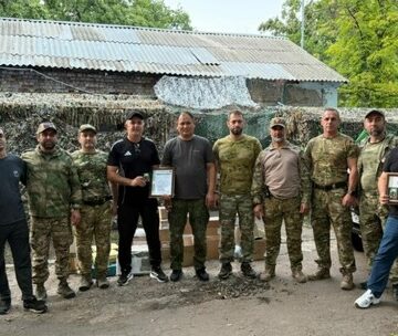 Глава Дербентской ЦГБ Ислам Мурадов посетил бойцов батальона «Каспий»