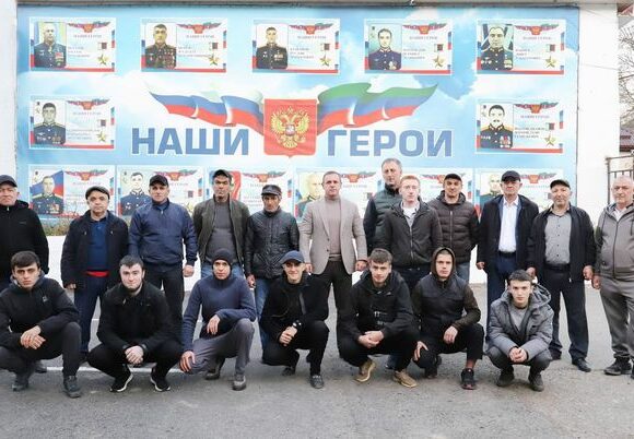 Из Табасаранского района группа призывников отправилась на срочную службу
