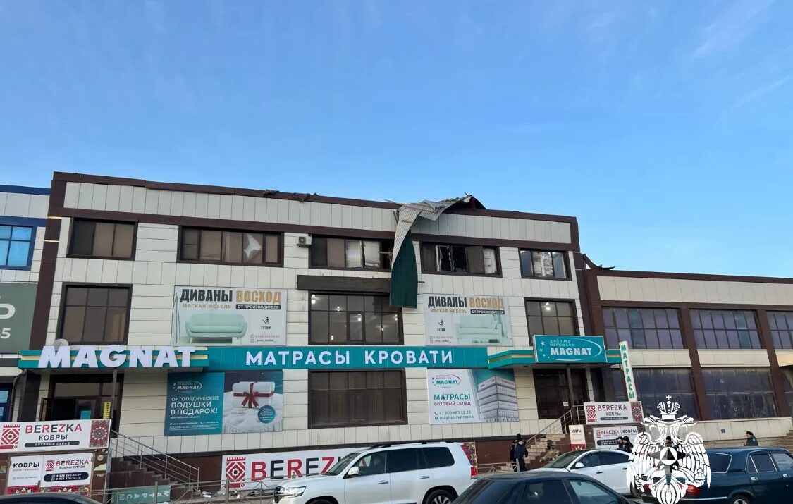 В Хасавюрте произошел хлопок газа в трехэтажном здании