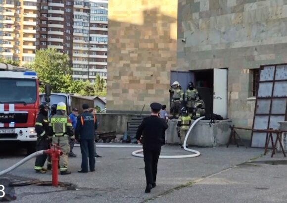 В Русском драматическом театре Махачкалы произошел пожар