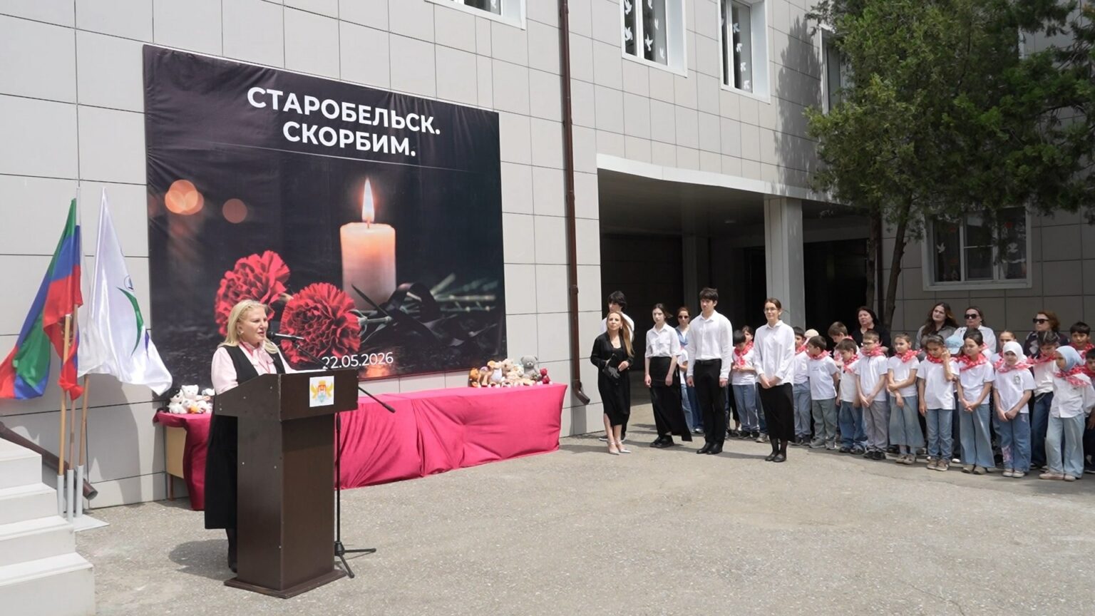 В Махачкале почтили память погибших в Старобельске студентов
