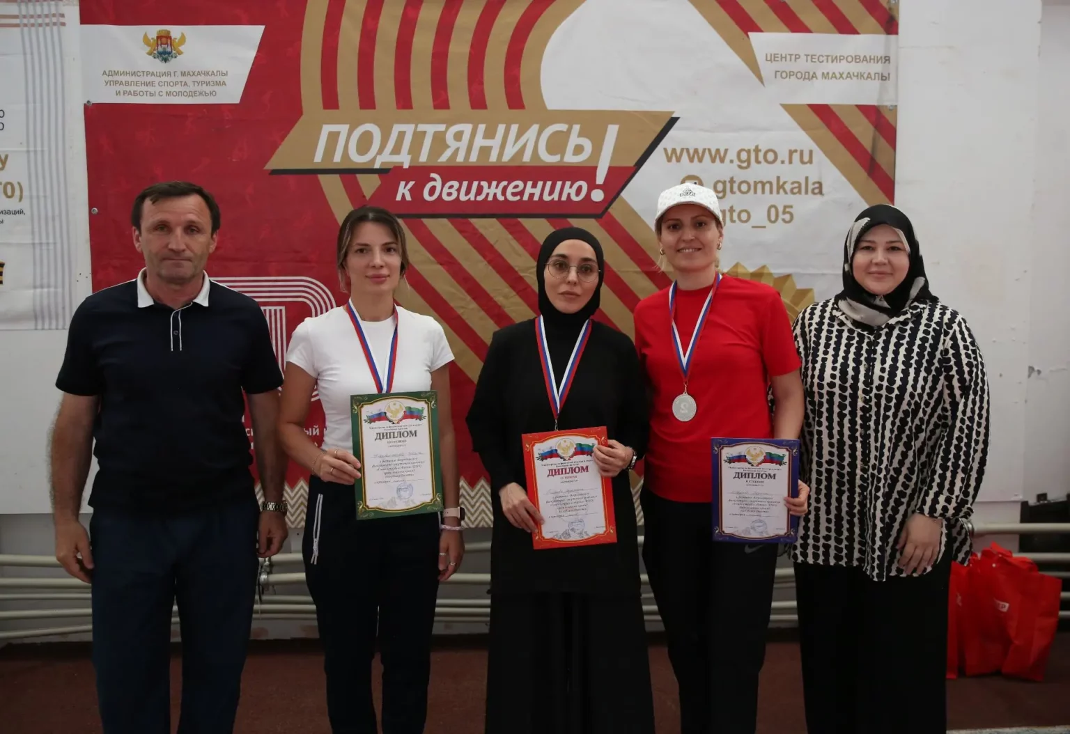 Семья Магомедовых из Каспийска победила в республиканском фестивале ГТО